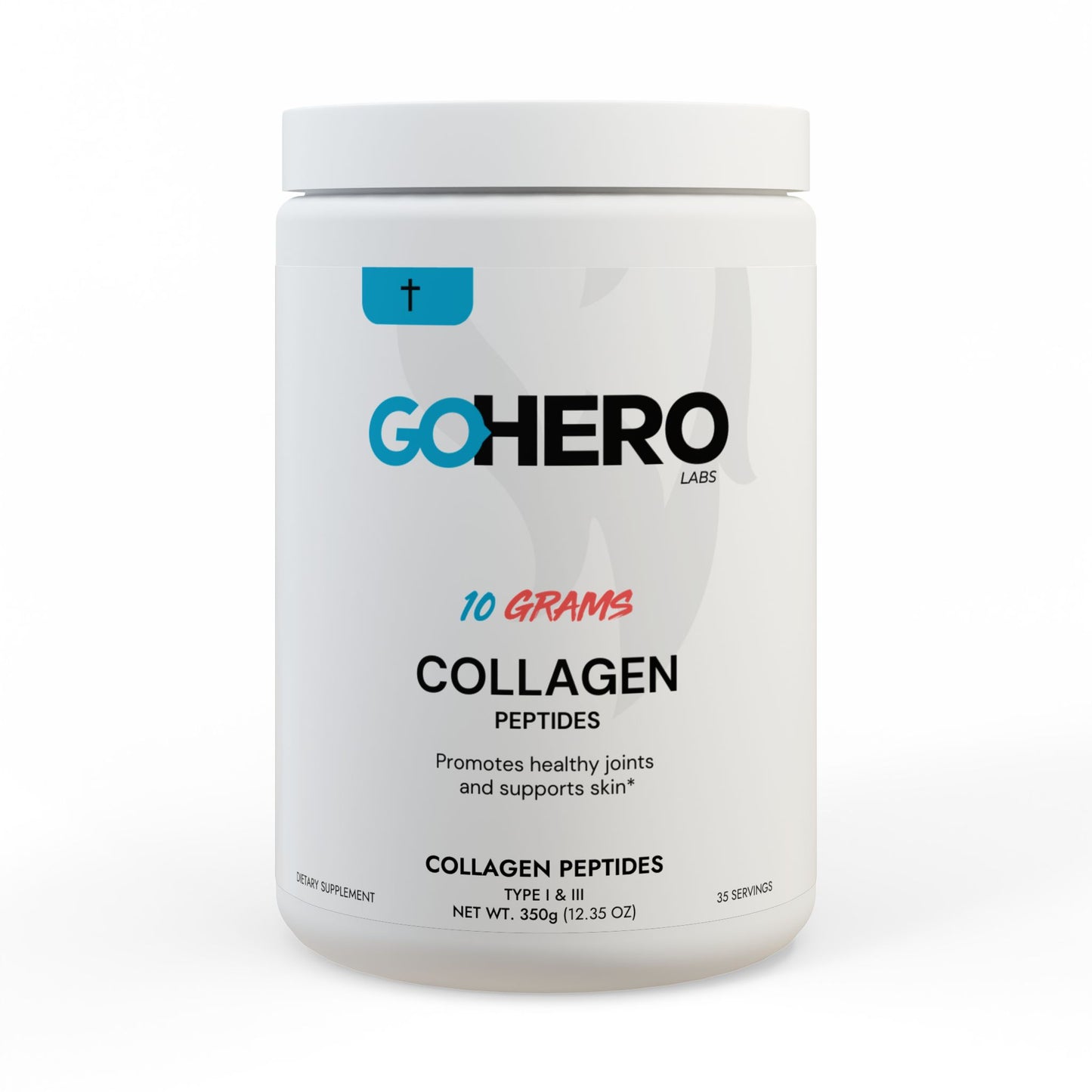 Collagen Peptides Type I & III Supplement (350g, 12.3oz)